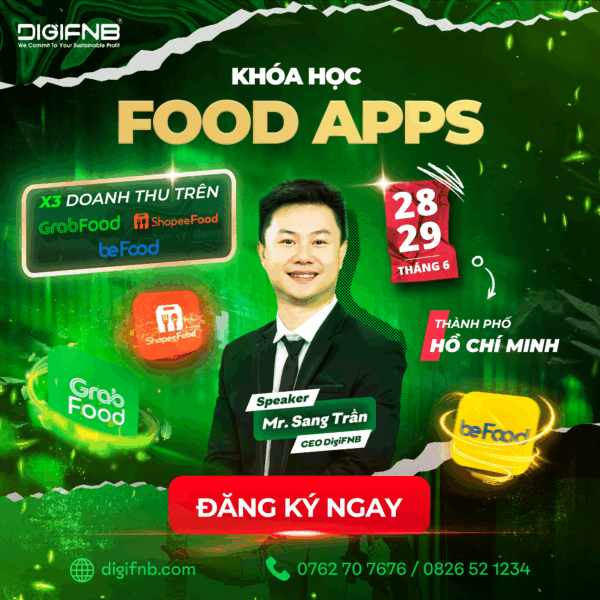 Khóa học food apps
