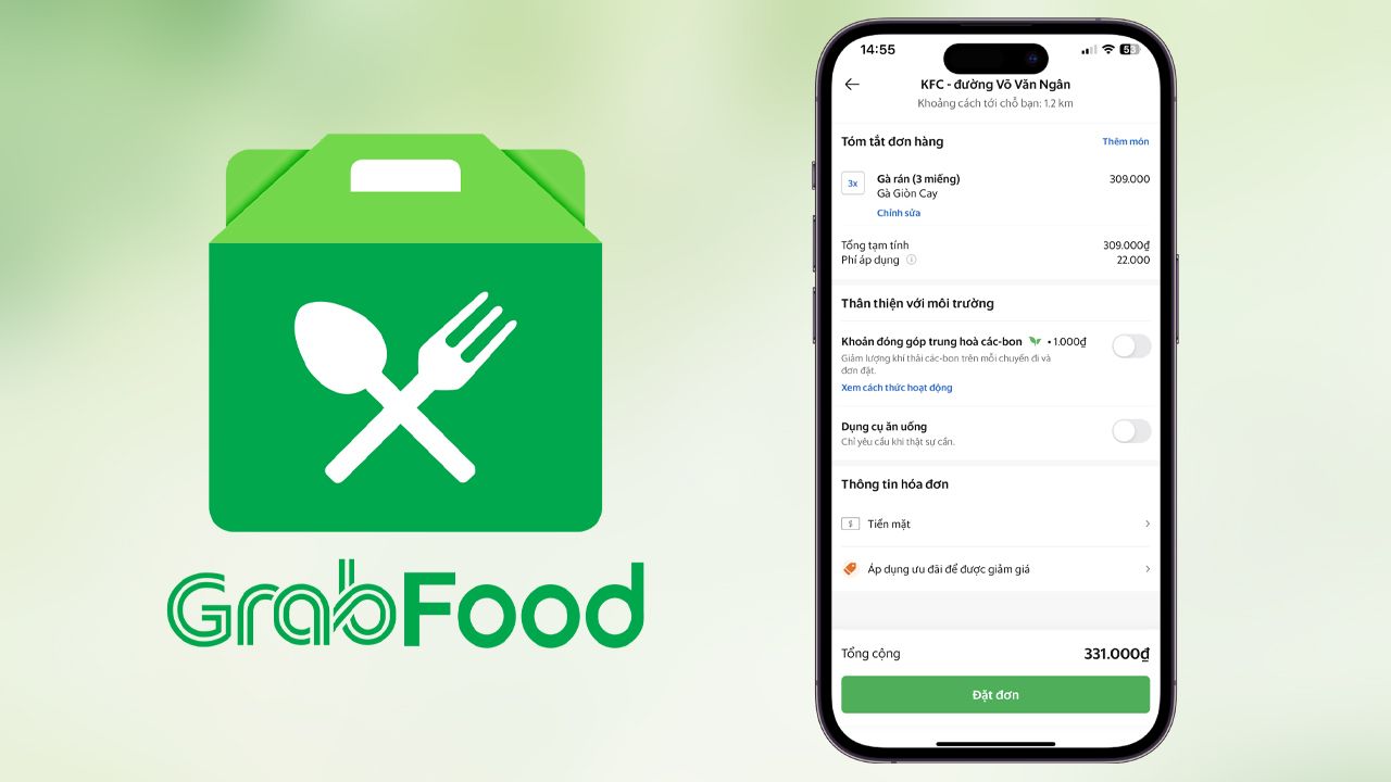 Với đội ngũ tài xế Grab đông đảo, đơn hàng sẽ được giao nhanh chóng đến tay khách hàng mà không cần chủ quán lo lắng về việc vận chuyển.