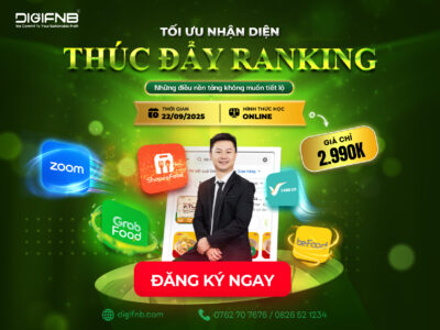 KHOÁ HỌC: TỐI ƯU NHẬN DIỆN THÚC ĐẨY RANKING RA ĐƠN